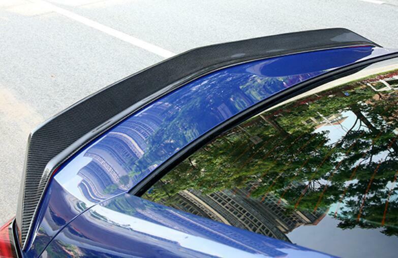 for Cadillac CT5 CT5-V 2020-2023 Real Carbon Fiber V Rear Trunk Spoiler Wing