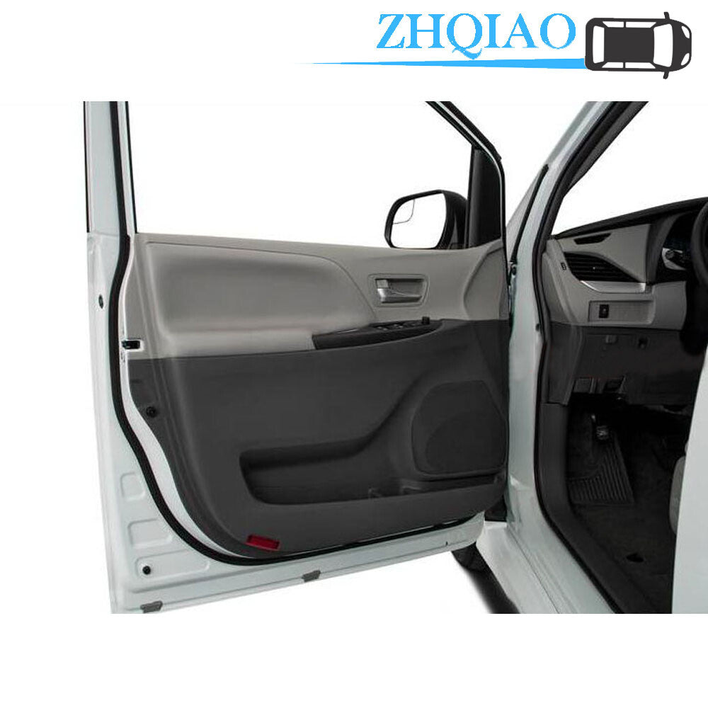 4PCS Carbon Fiber Look Inner Door Handle Cover Trim Fits for Toyota for Sienna 2015-2020