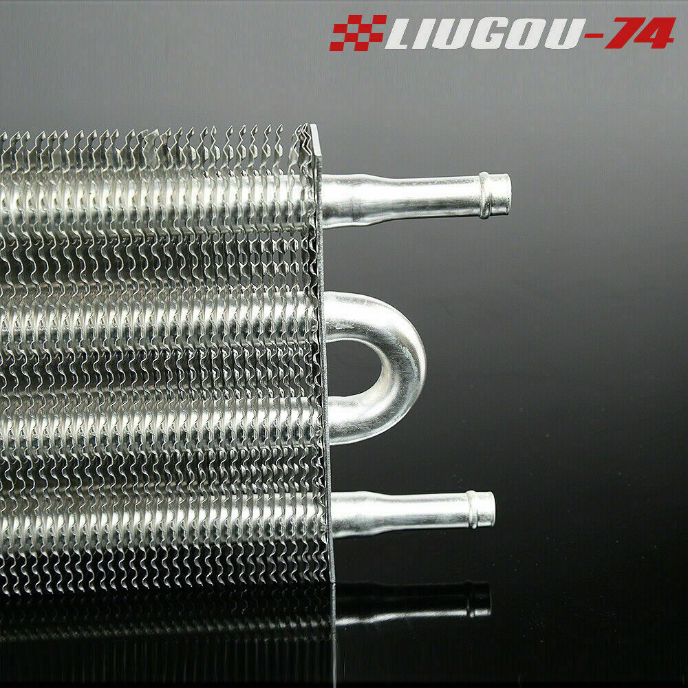 Universal all-aluminum remote control transmission oil cooler kit, automatic/MT radiator, brand new.