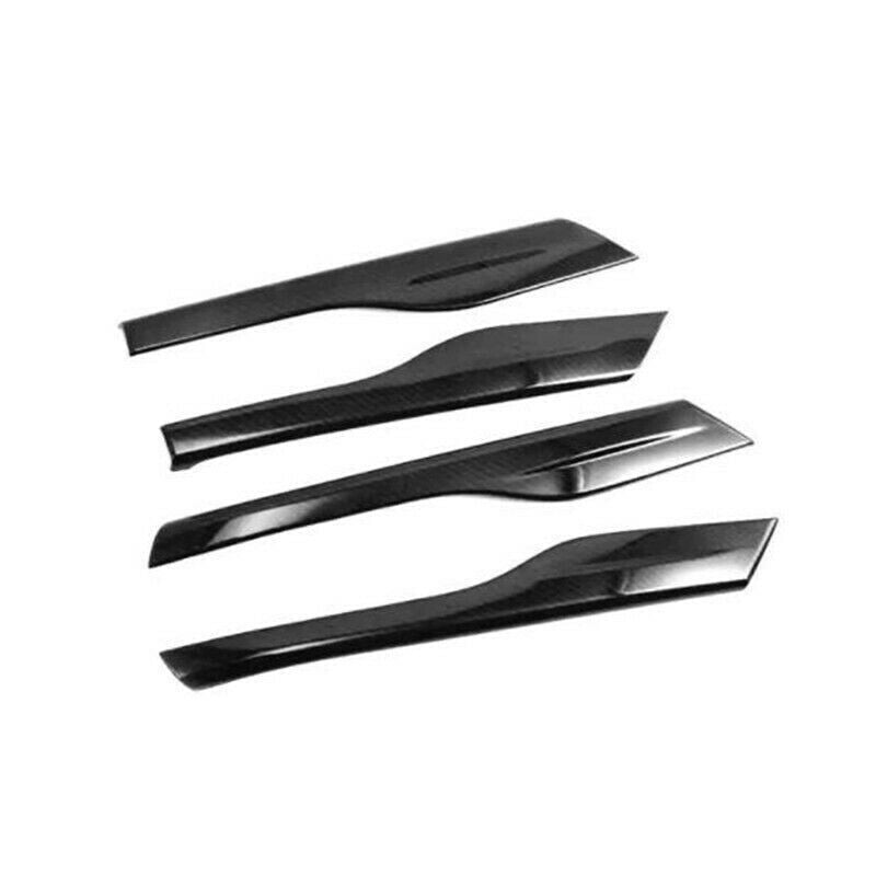 10pcs Carbon Fiber Central Console Panel Cover Trim For Taycan 2019-2022 v