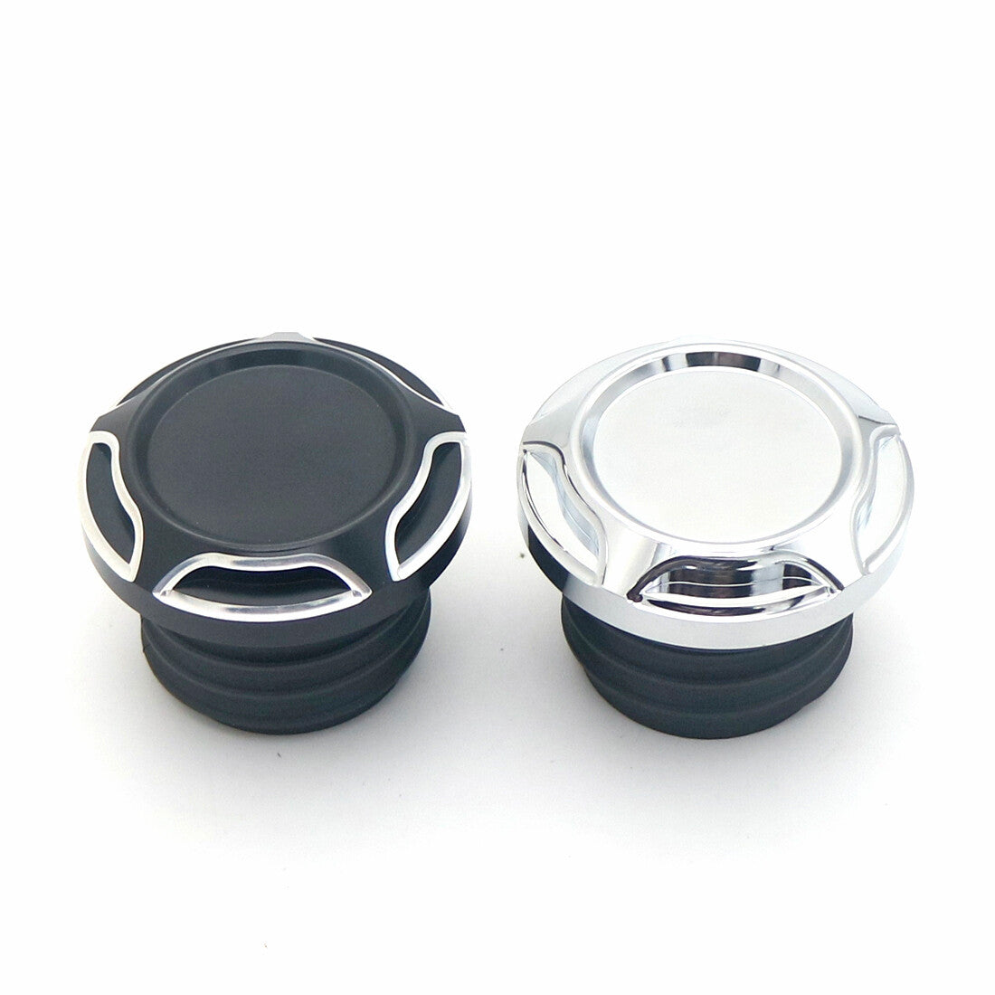 New CNC Edge Cut Vented Gas Tank Cap Fuel Cap for Harley Sportster Dyna Softail Q
