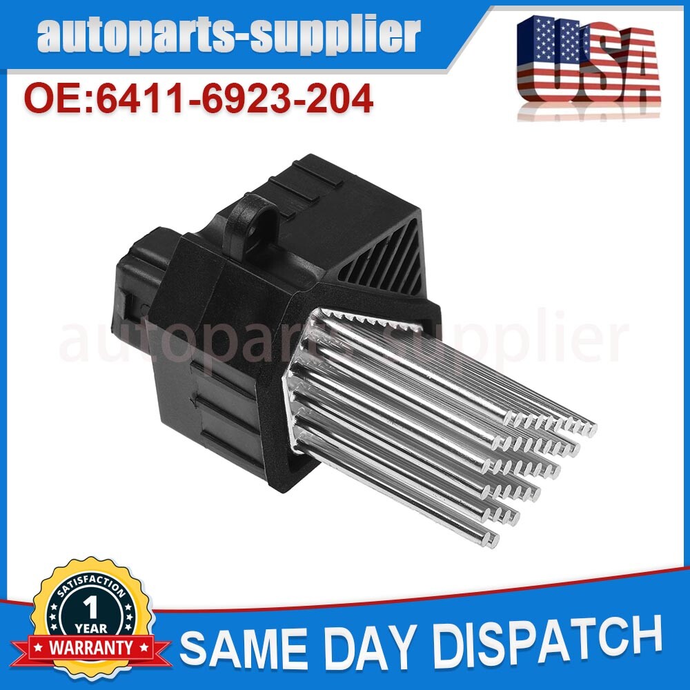 Heater blower motor resistor 64116923204, suitable for BMW X3, X5, M3, 325Ci, 325i, 330i