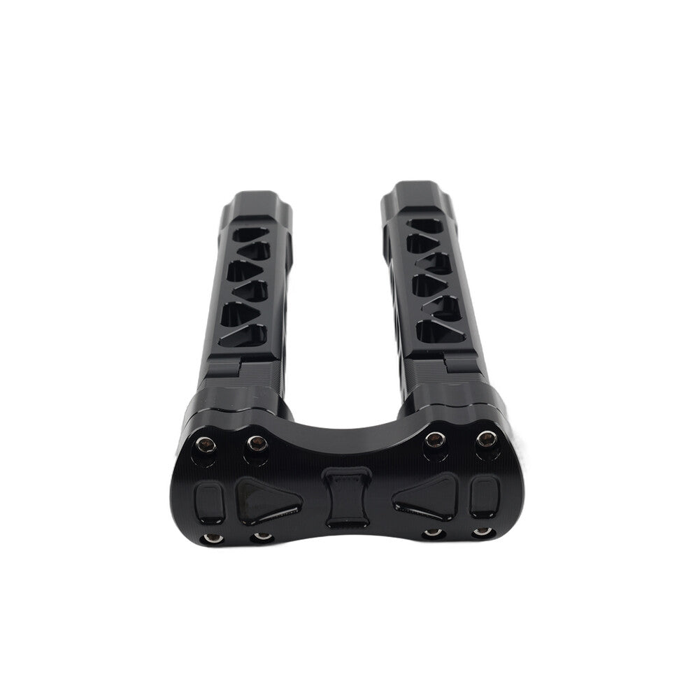10.5 Pullback Handlebar Risers Clamps for Harley Dyna Softail Sportster 1 Bar