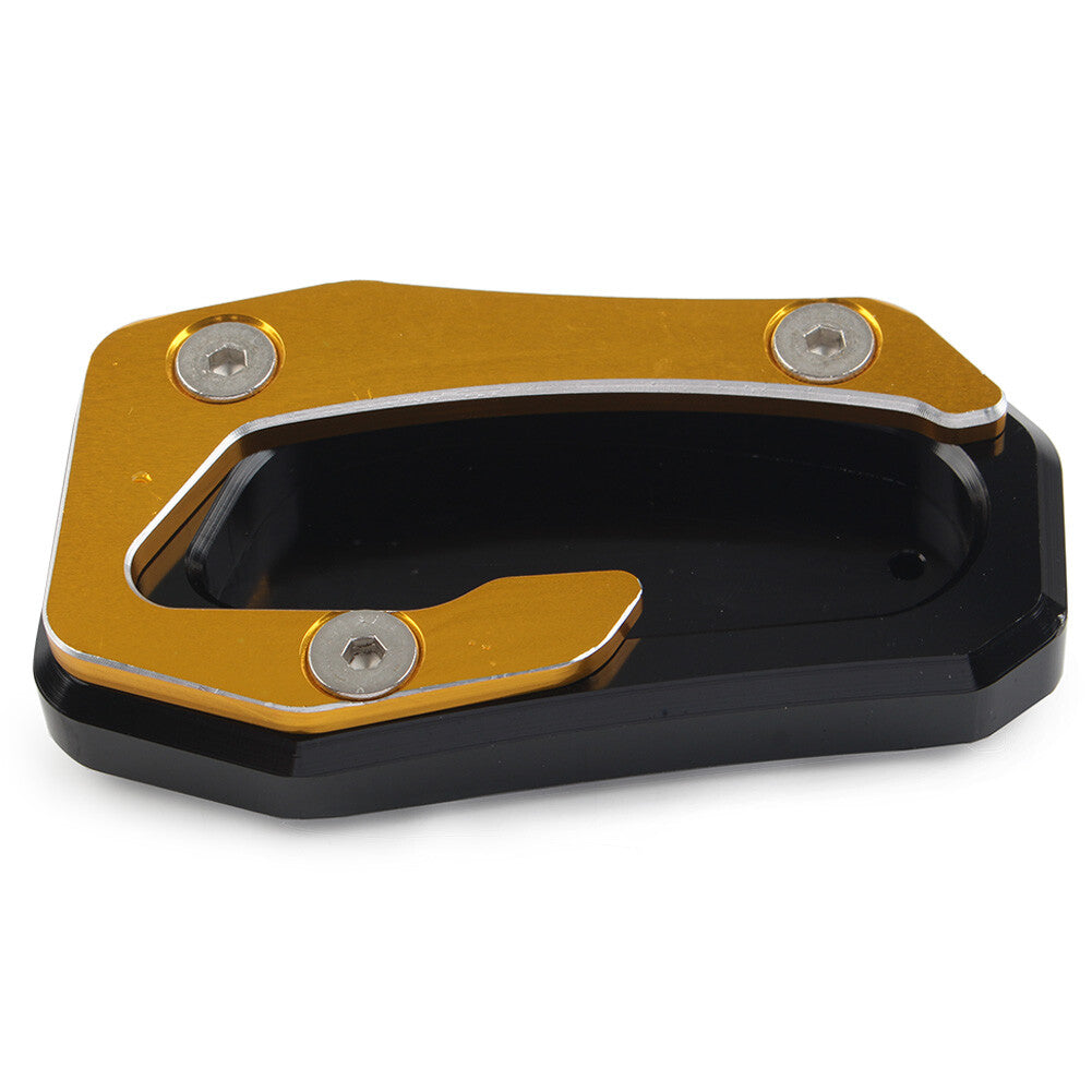 Side Stand Kickstand Extension Plate Pad Fit for YAMAHA TMAX 530 2017-19 Gold Motor