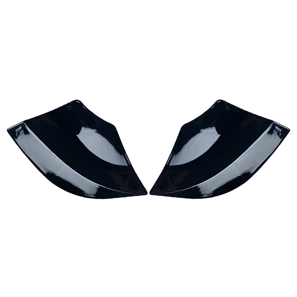 Blk Rear Bumper Side Splitter Spoiler Canards Fender for Benz W176 A45 13-18 Q