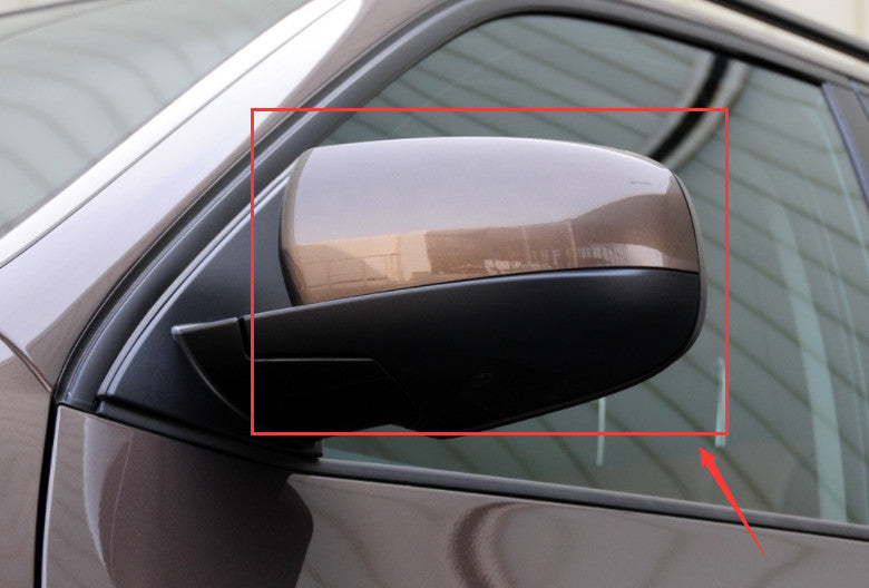 for BMW X5 E70 X6 E71 2008-13 Black OX Horn Rear View Side Mirror Cover Trim 2P