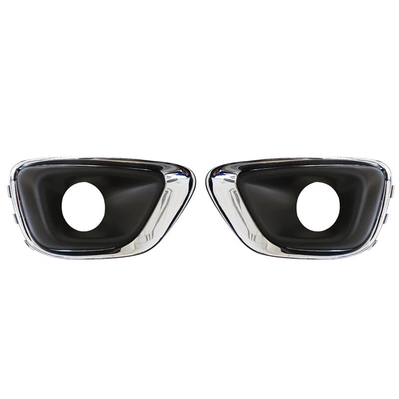 1Pair Front Bumper Fog Light Lamp Trim Frame Cover for Jeep Compass 2011-2017 v