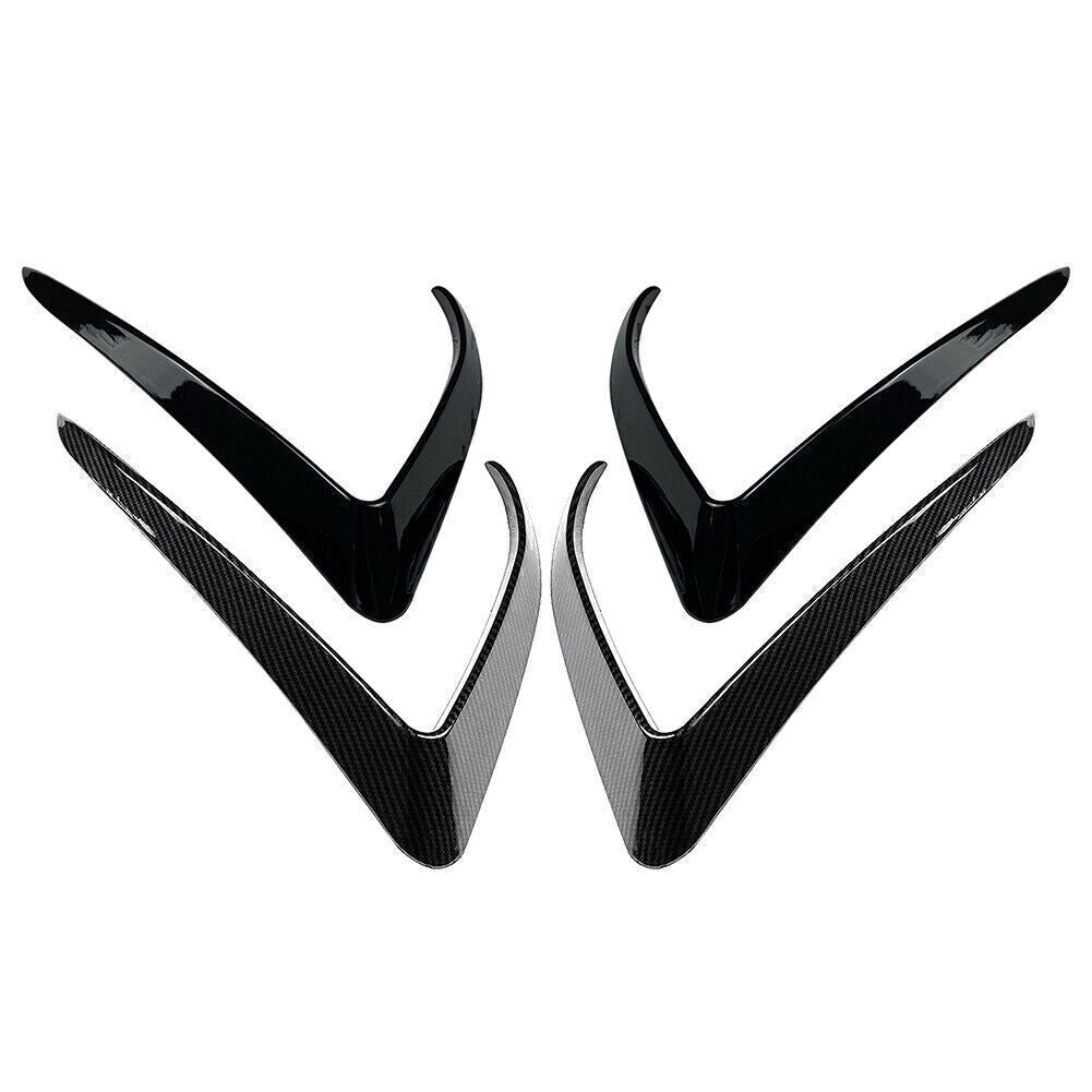 Car Front Fog Light Lamp Eyebrow Cover Trim For 2015-2020 2016 17 for Tesla Model X Q