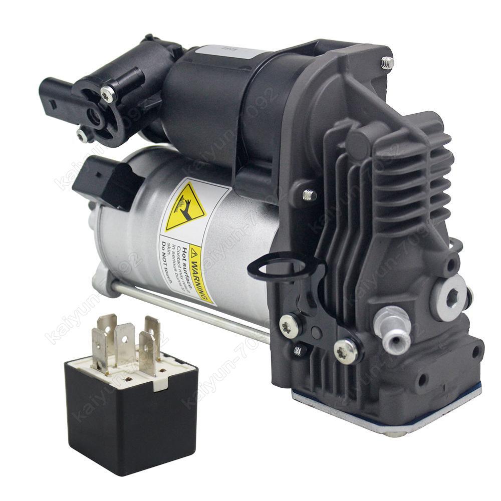 Air Suspension Compressor Pump + Relay for Mercedes GL ML Class W164 GL450 X164