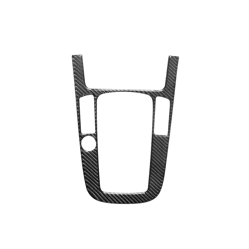 Carbon Fiber Rear Door Switch Cover Trim For Outlander 2014-2016 v