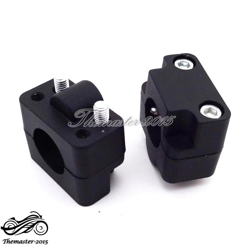 1 1/8 Fat Handle Bar Clamp Risers Taper For ATV for Honda Trx 450r 250r 300ex 400ex Q