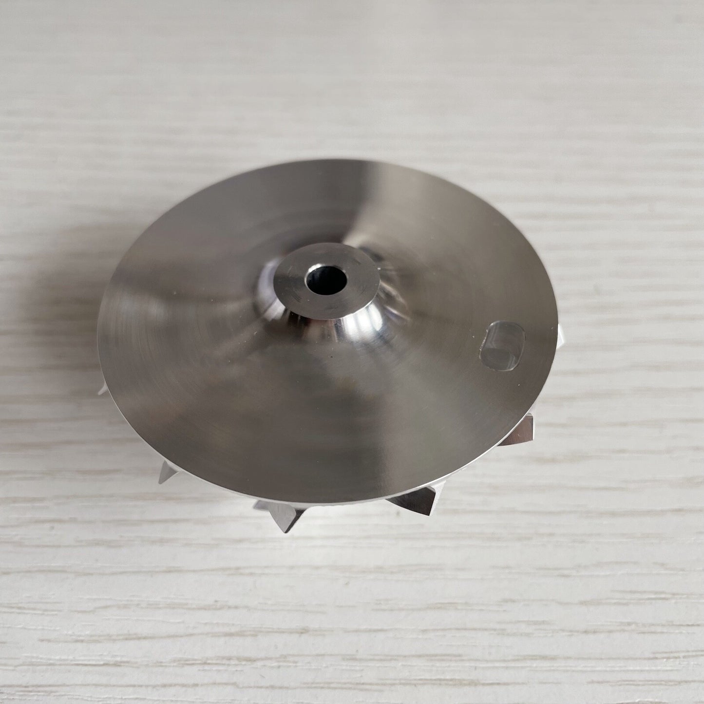 B03G Reverse 46.10/62.00 mm 6+6 Blade Turbine Milling/Burnt Compressor Wheel