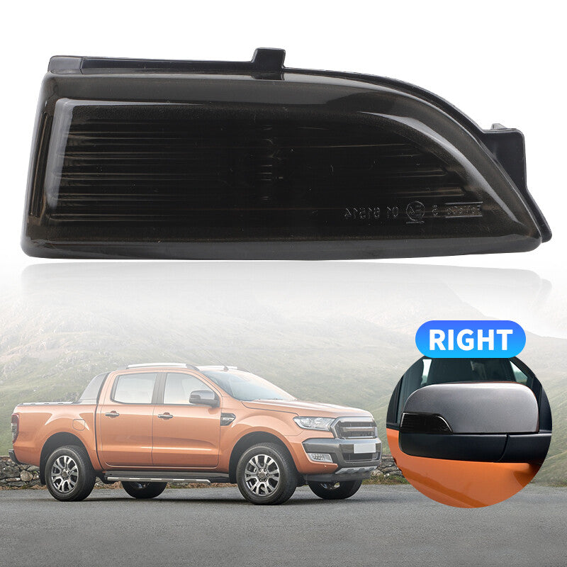 Right Rearview Mirror Turn Signal Light Lens for Ford Ranger T6 2012-19 Everest