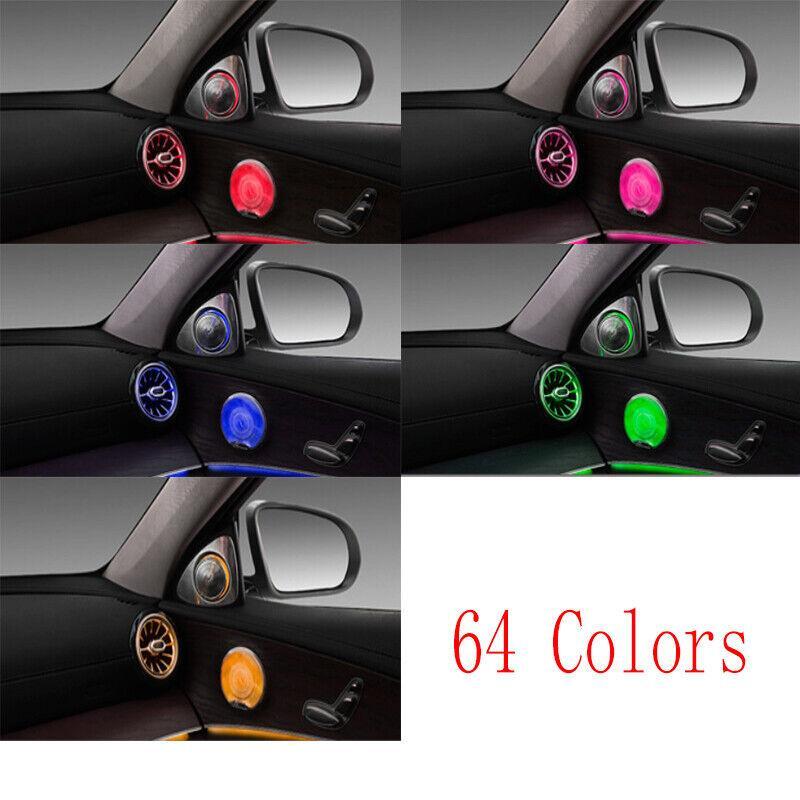 for Mercedes Benz Car E Class Ambient Light 64 Colors W213 3D Speaker LED