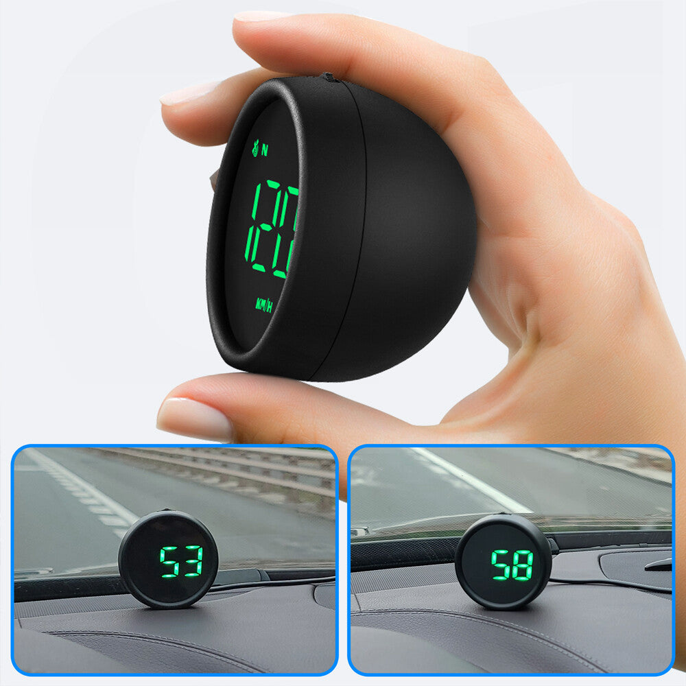 2.6in Digital GPS Speedometer Heads Up Display HUD Car Speed Warning Plug&Play