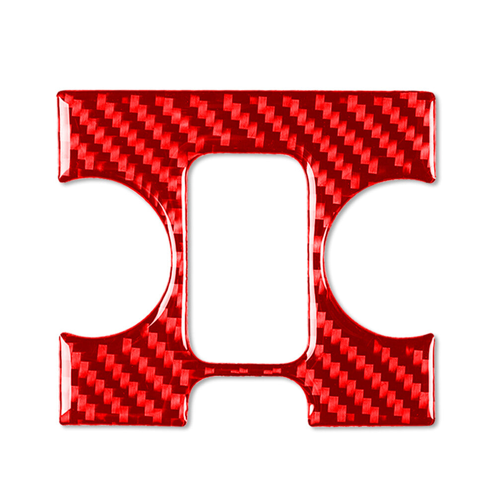 Hazard Light Button Cover Trim for Honda S2000 2004-2009 Carbon Fiber Red Car