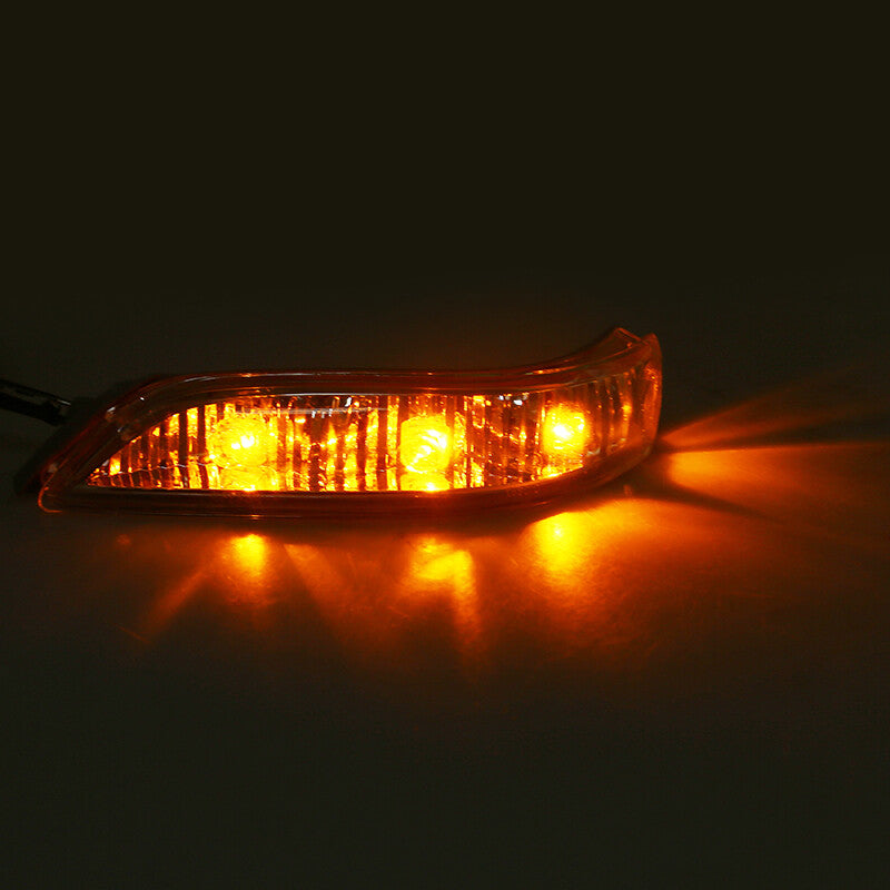 Yellow mirrored turn signal LEDs are suitable for Acura 05-02 RL KB1/2 Accord 08-13 left side.