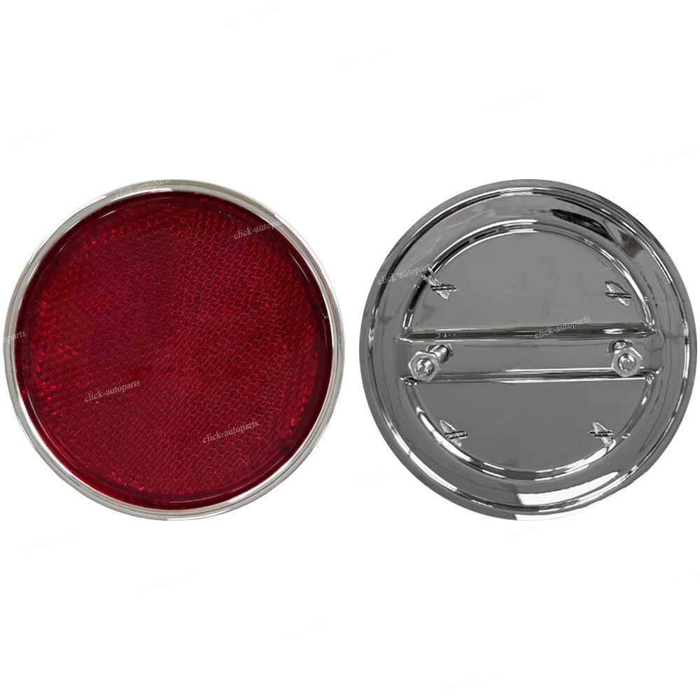 2pcs Fit for Toyota 1958-73 for Land Cruiser FJ25 FJ40 FJ55 Reflector Lense Rear Q