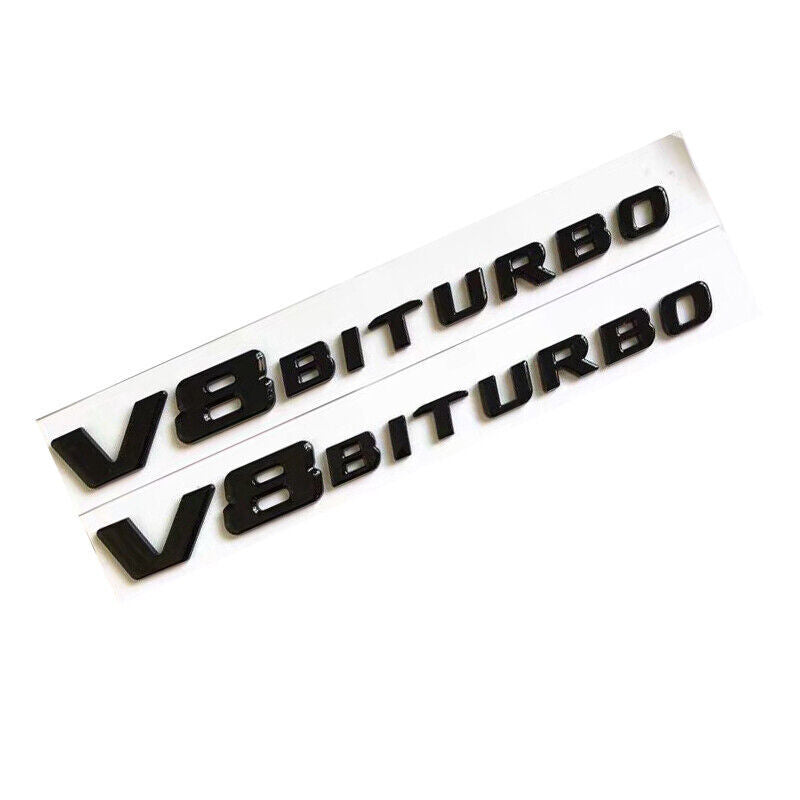 G550 SUV AMG V8 BITURBO Rear Star Emblem glossy Black Badge Set G Class W463