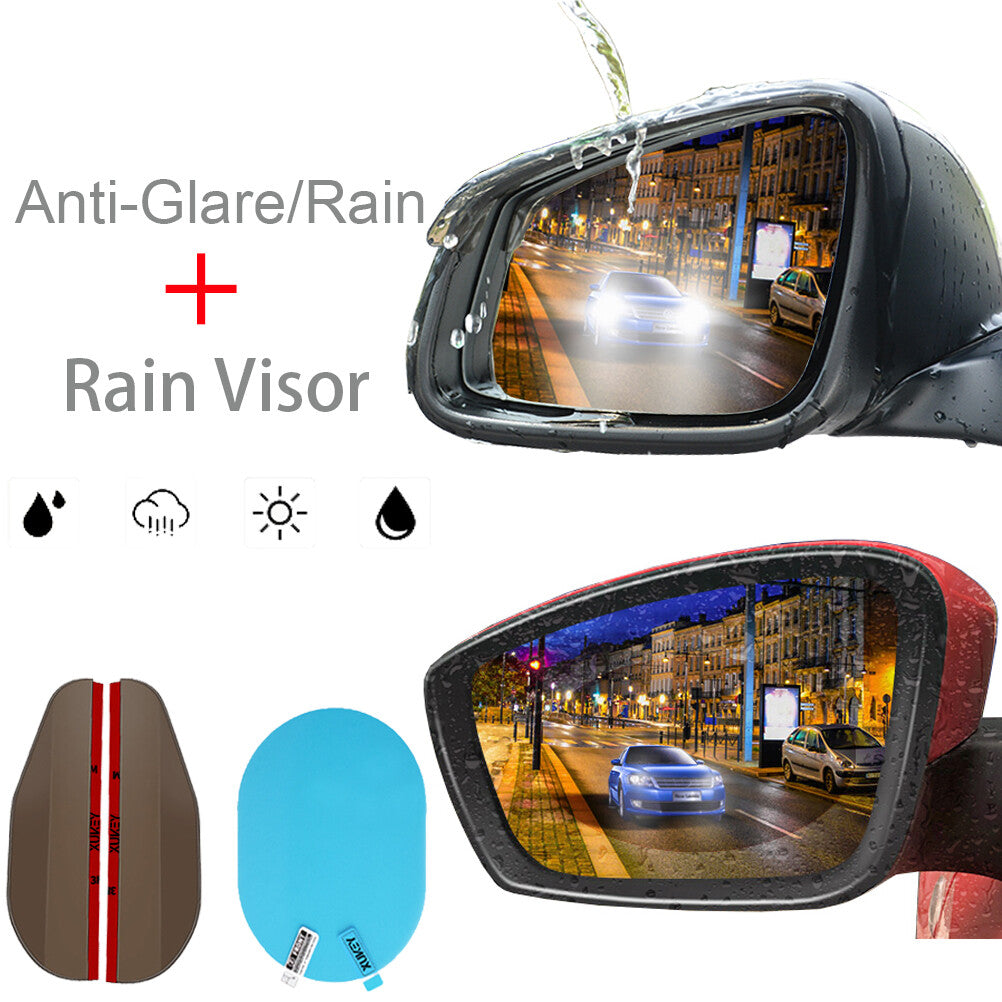 Mirror Rearview Rain Protective Film Sticker Anti - Fog Car Shield Rain Visor