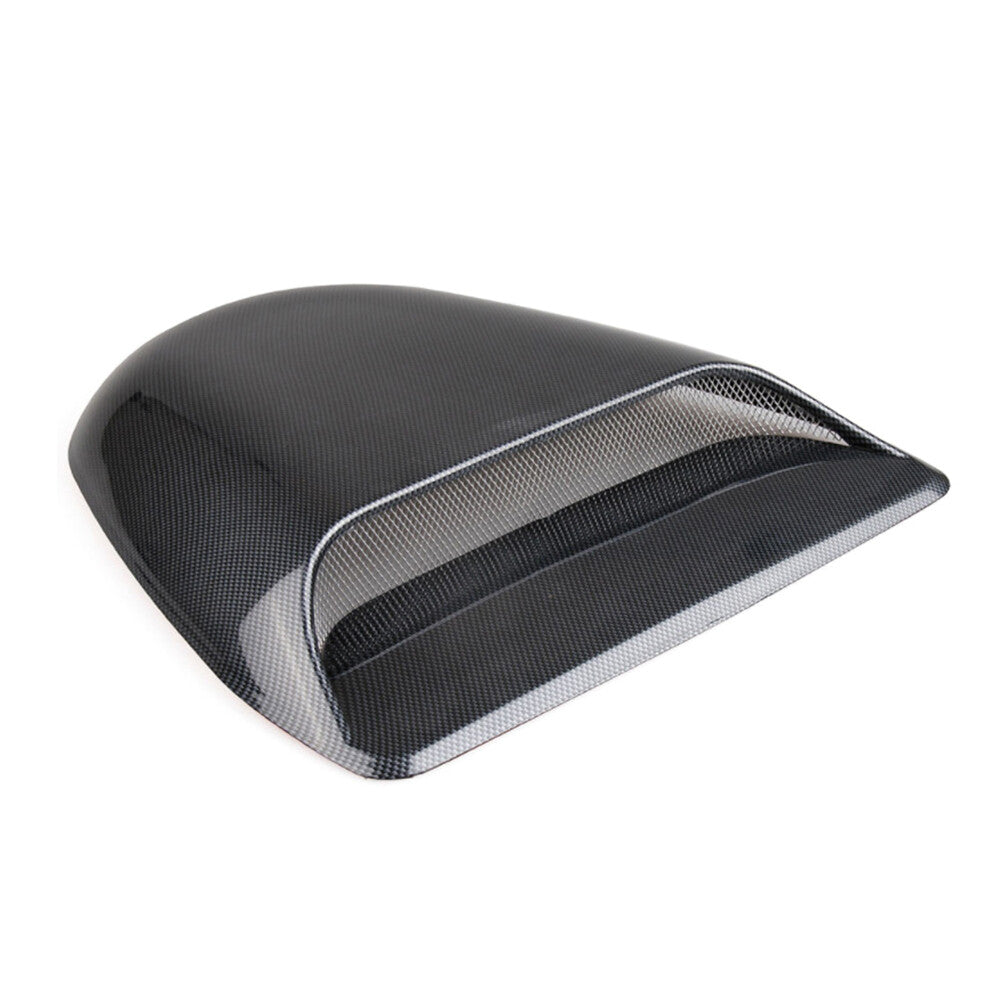 Carbon Universal Car SUV Decorative Air Flow Intake Hood Scoop Vent Bonnet Cover
