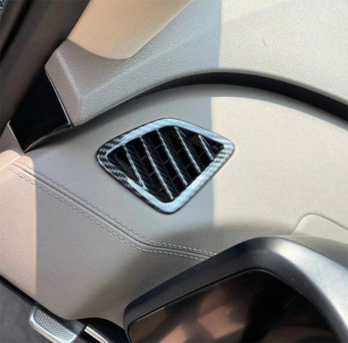 for Corolla 2019-22 Carbon Fiber Rearview Mirror Rain Eyebrow Cover Trim v