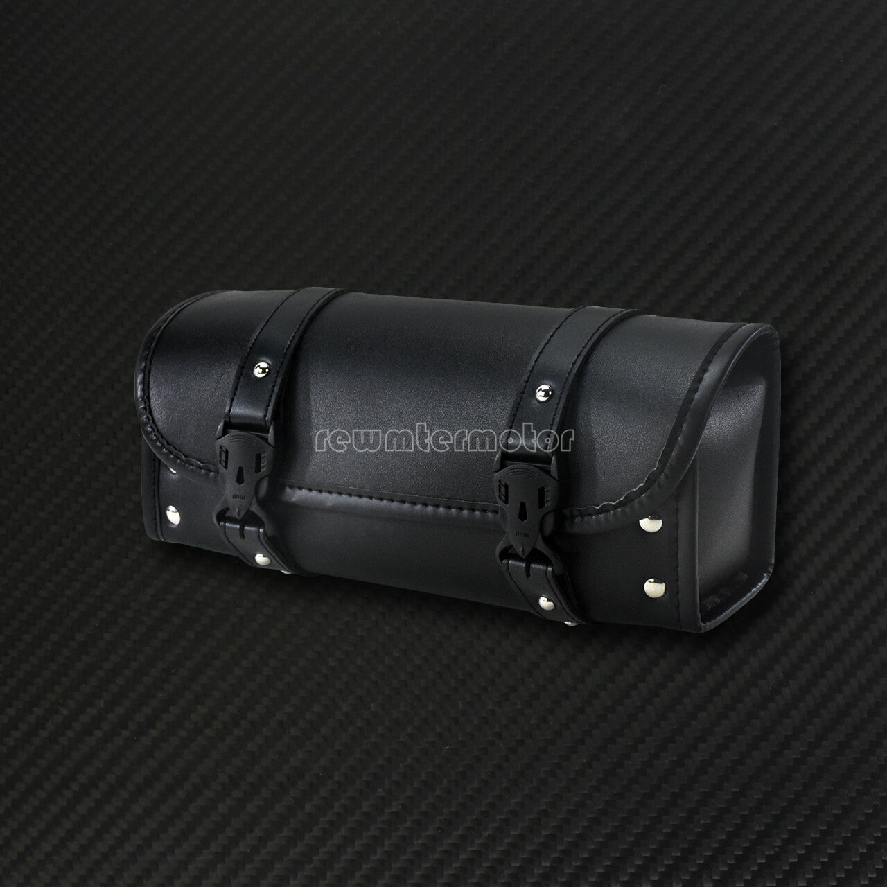 Motorcycle Handlebar Sissy Bar Saddlebag Roll Barrel Tool Bag Fit for Harley Q
