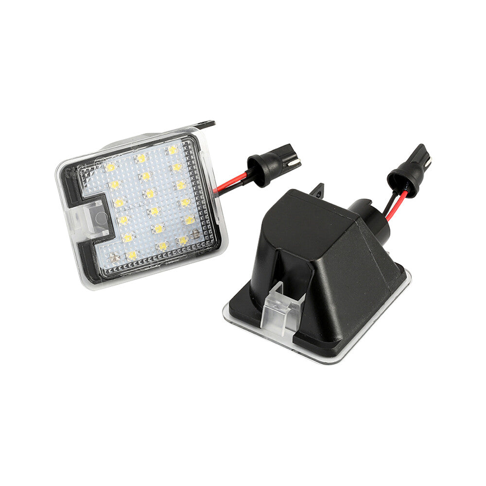 2 Car Side Mirror Puddle Light 18 LED Fits for Ford Focus Mondeo Kuga Escape C-Max Q