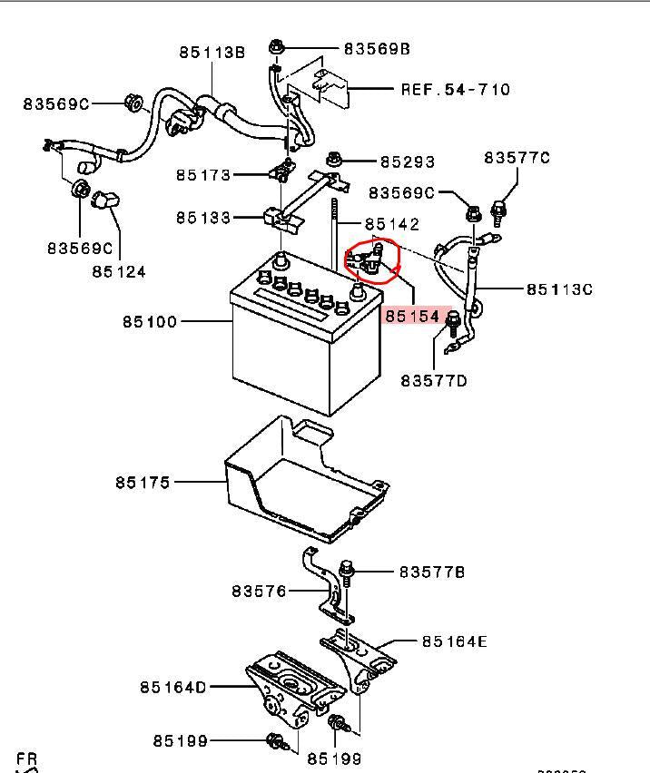 Battery Sensor 1865A362 fit for Mitsubishi ECLIPSE CROSS 1.5L 2018 Q