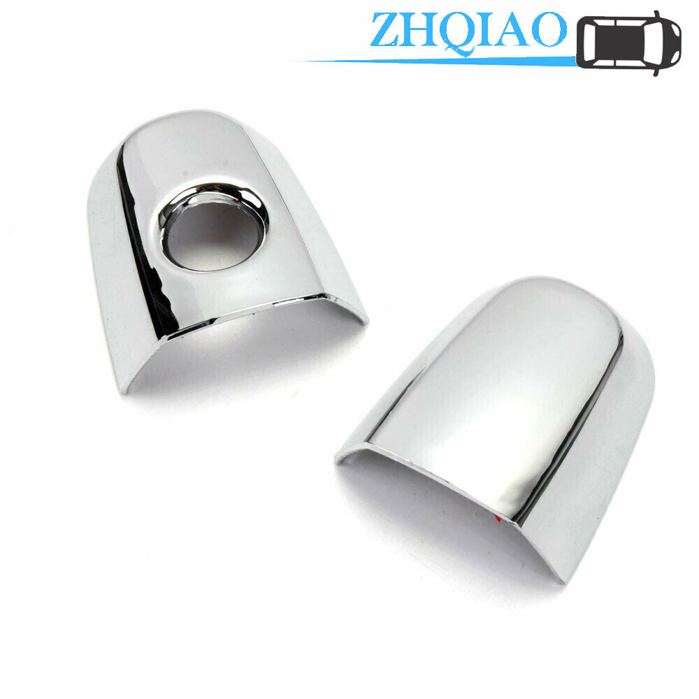 Chrome Door Handle With for Smart Keyhole Cover Trim Fit for TOYOTA RAV4 2006-2012