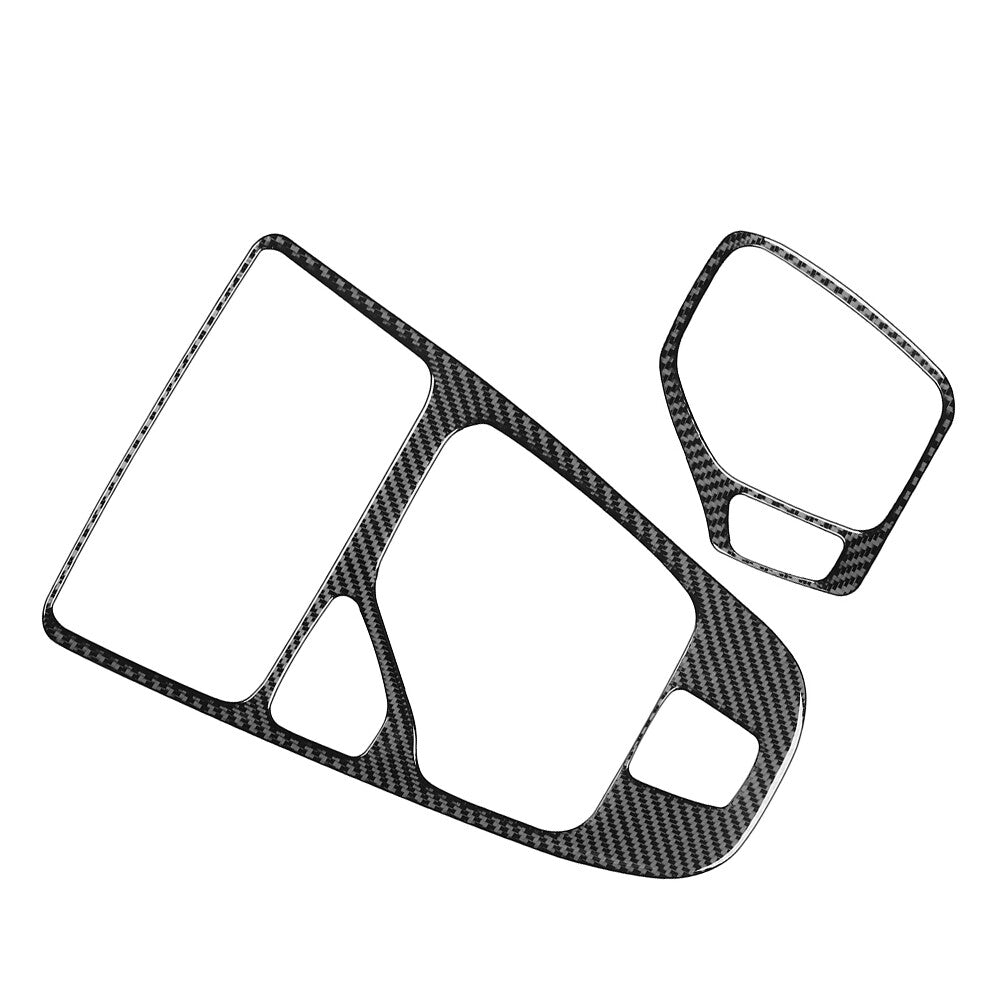 Carbon Fiber Gear Shift Panel Cover Trim Kit for Jeep Cherokee 2014-2018 18 Q