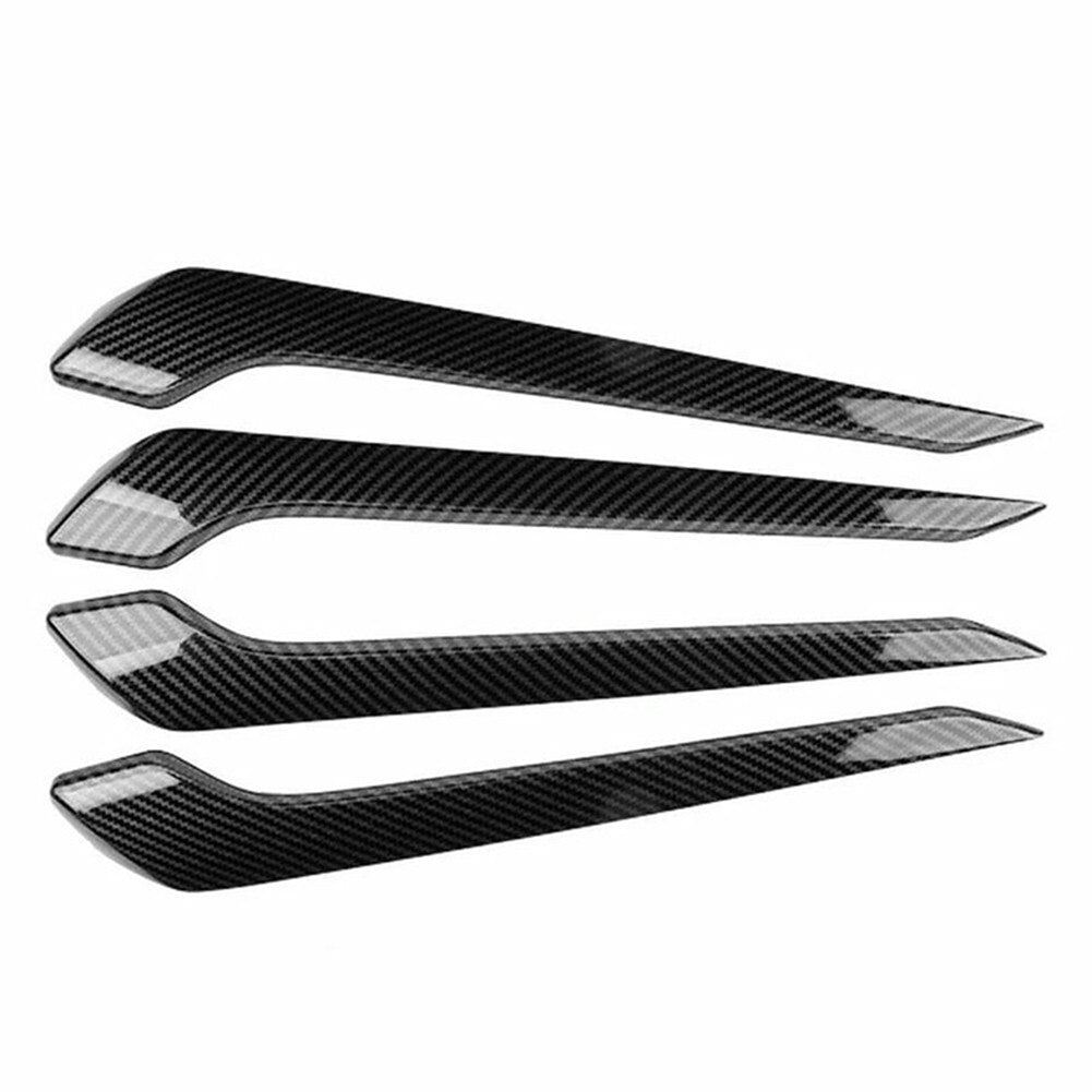 Carbon Fiber Interior Door Trims Moulding Accessories for RAV4 19-21 v