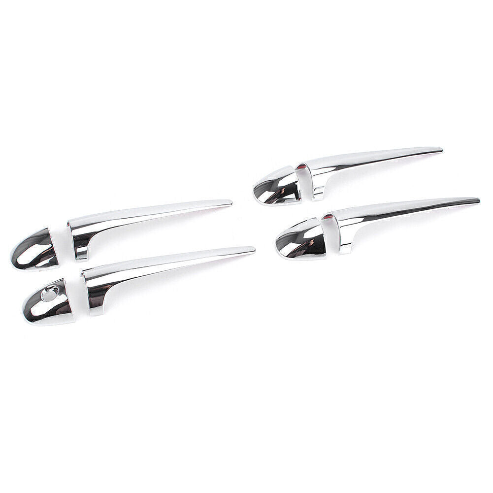 8Pcs Car Accessories Chrome Side Door Handle Covers for Toyota RAV4 2014-18 2015