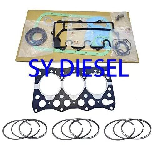Suitable for Isuzu cylinder head gasket kit, piston rings, engine overhaul, 3LD1 gasket kit -