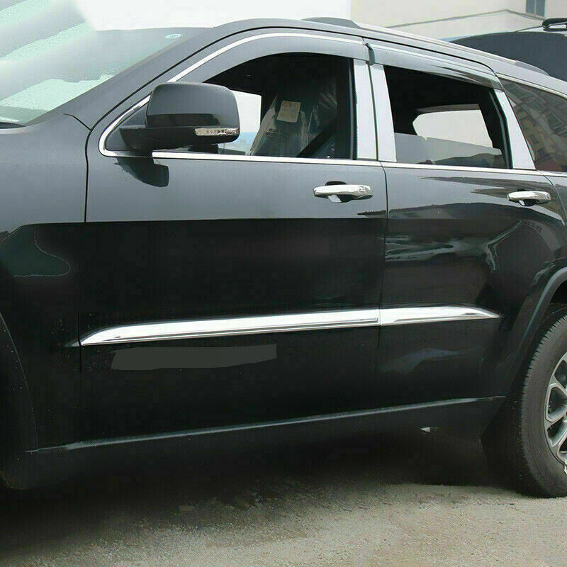 4P for Jeep Grand Cherokee 2014-2020 Window Deflector Visor Vent Rain Sun Guard