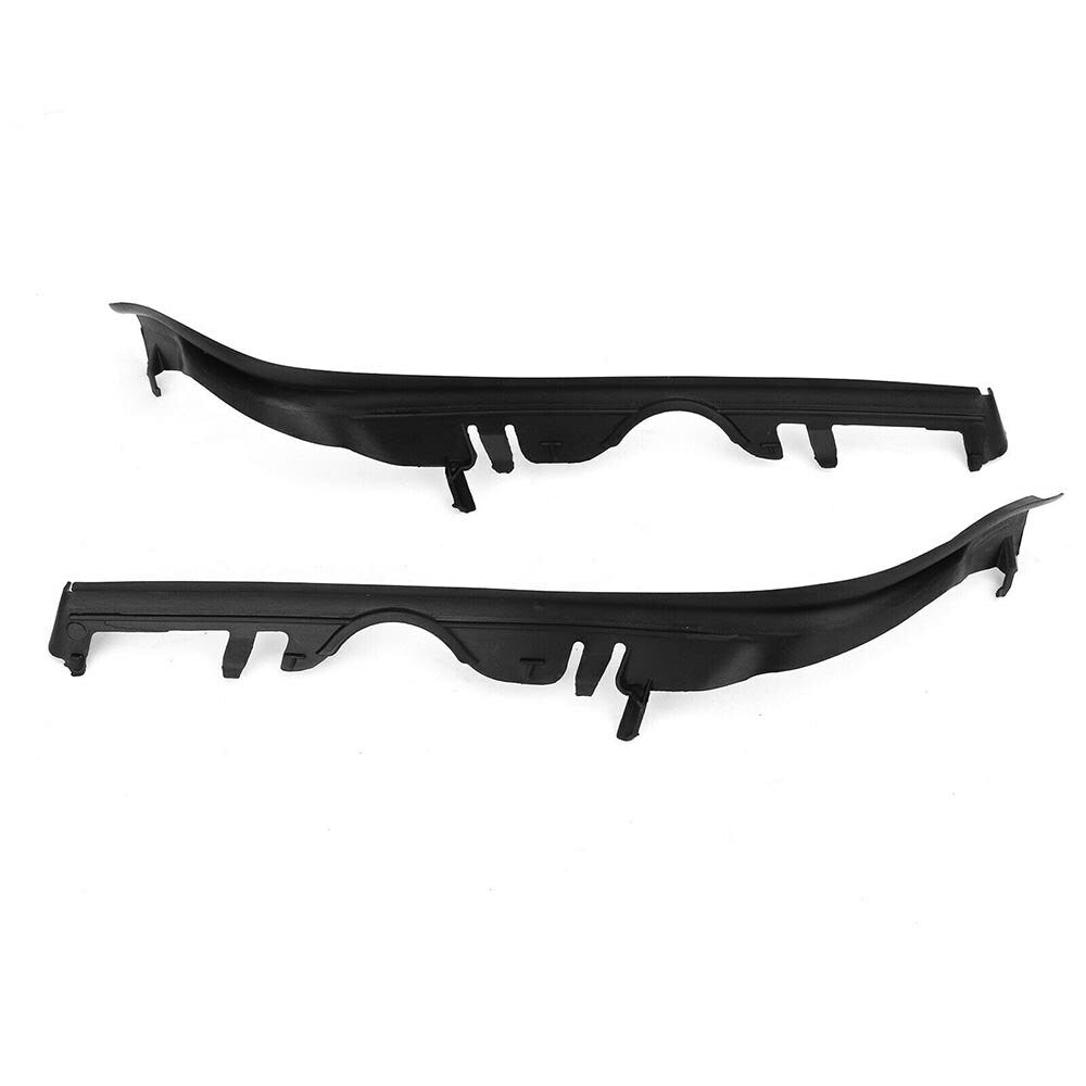 Pair Left Right Upper Headlight Lens Cover Strip for BMW 5 Series 63126908405+06