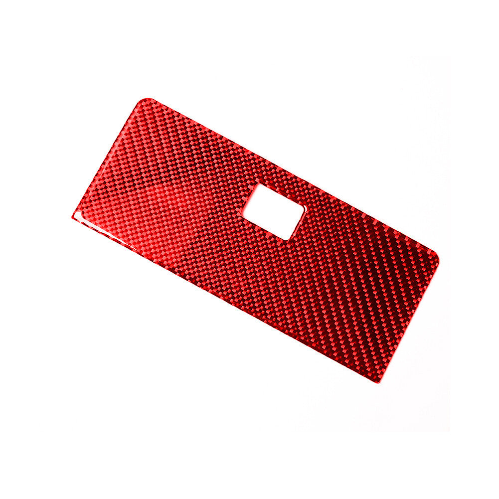 2X Red Carbon Fiber Front Door Panel Cover Trim for Honda Ridgeline 2017-2020 v