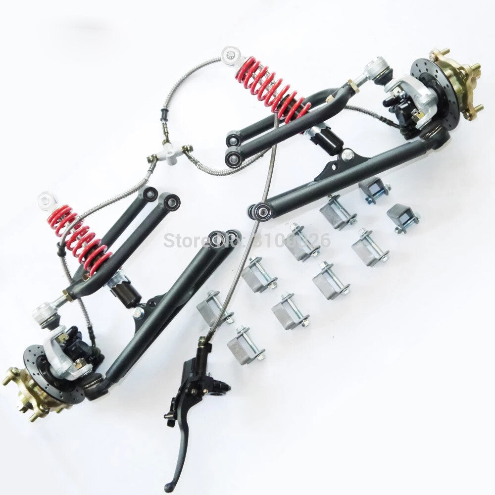 35cm Front Suspension Swingarm Upper/Lower A Arm Steering Strut Knuckle Spindles