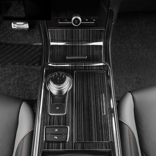 Fit for Ford Edge 2019-2020 Black Titanium Gear Shift Both Side Strip Trim 3PCS
