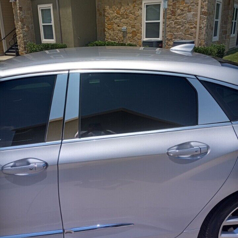 Suitable for 2014-2020 for Chevrolet Impala center door chrome pillar mirror window trim 6x