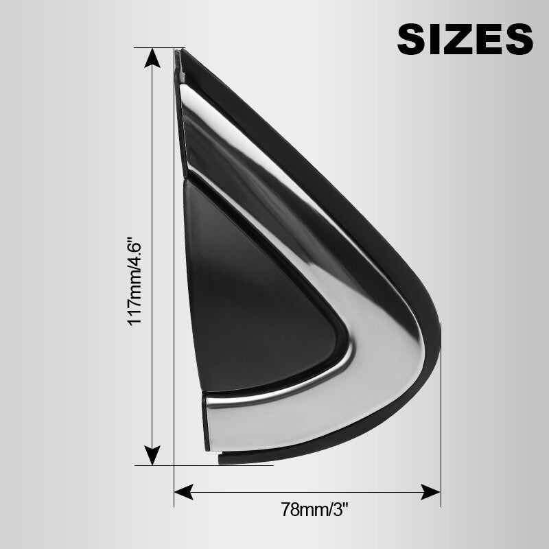Passenger Side Mirror Corner Triangle Cover Pillar Trim fit for Honda CRV 2017-2020