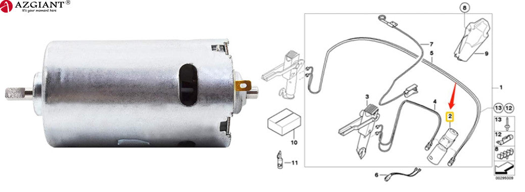 Hydraulic pump with convertible trunk motor suitable for Mercedes E260 E400 E350 W207