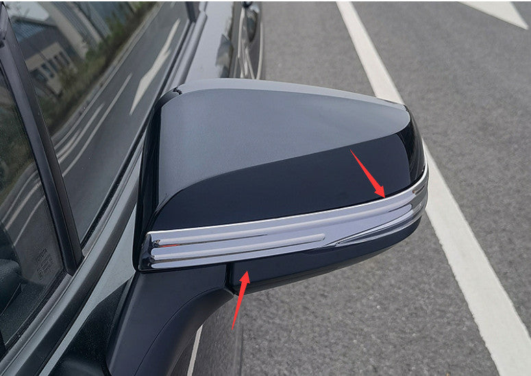 2P for Toyota for Corolla Cross 22-2024 Silver RearView Side Door Mirror Strip Trim