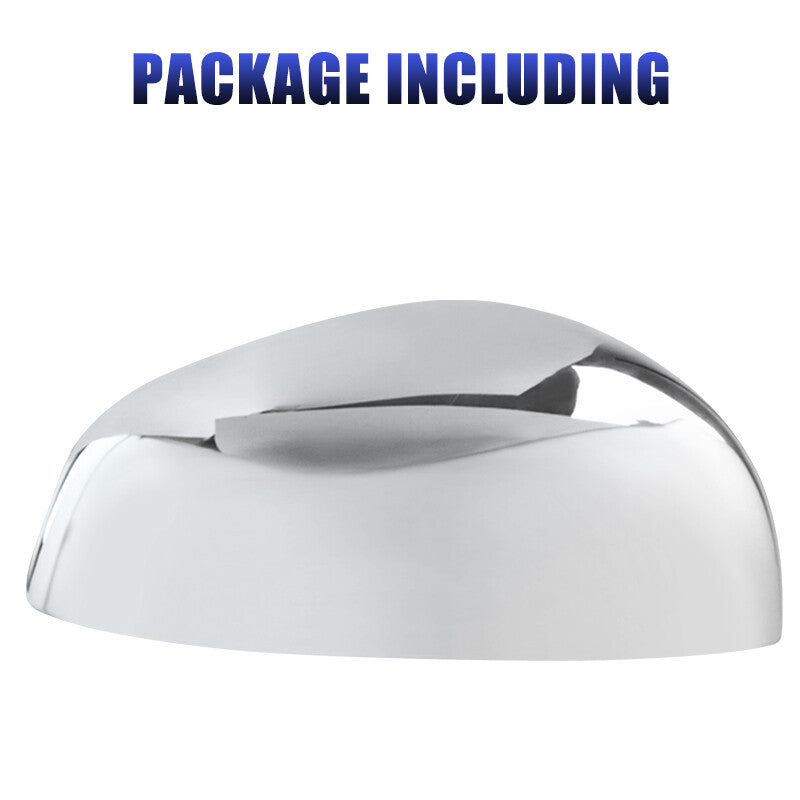 Right Passenger Side Rearview Mirror Cover Cap Chrome for Smart Fortwo 2015-2024