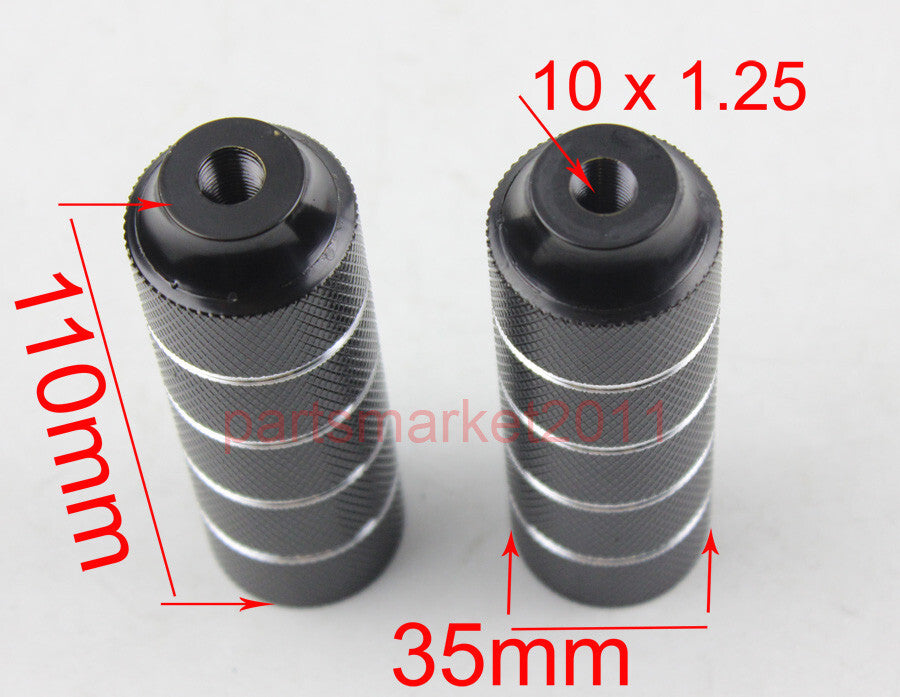 Aftermarket Rear Alloy Foot Pegs 10X1.25MM Monkey Dax Pit Dirt Bikes Scooter