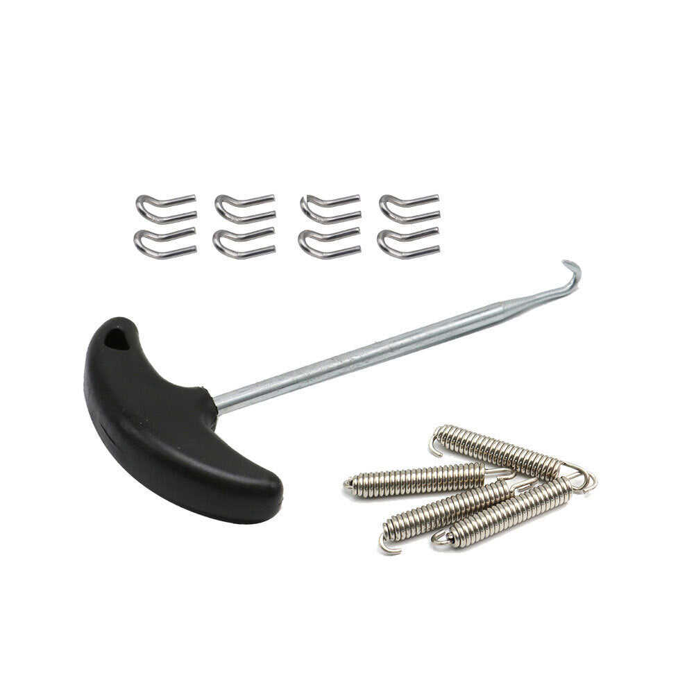 Universal Motorcycle Exhaust Pipe Muffler Mounting Spring Hooks Link Set