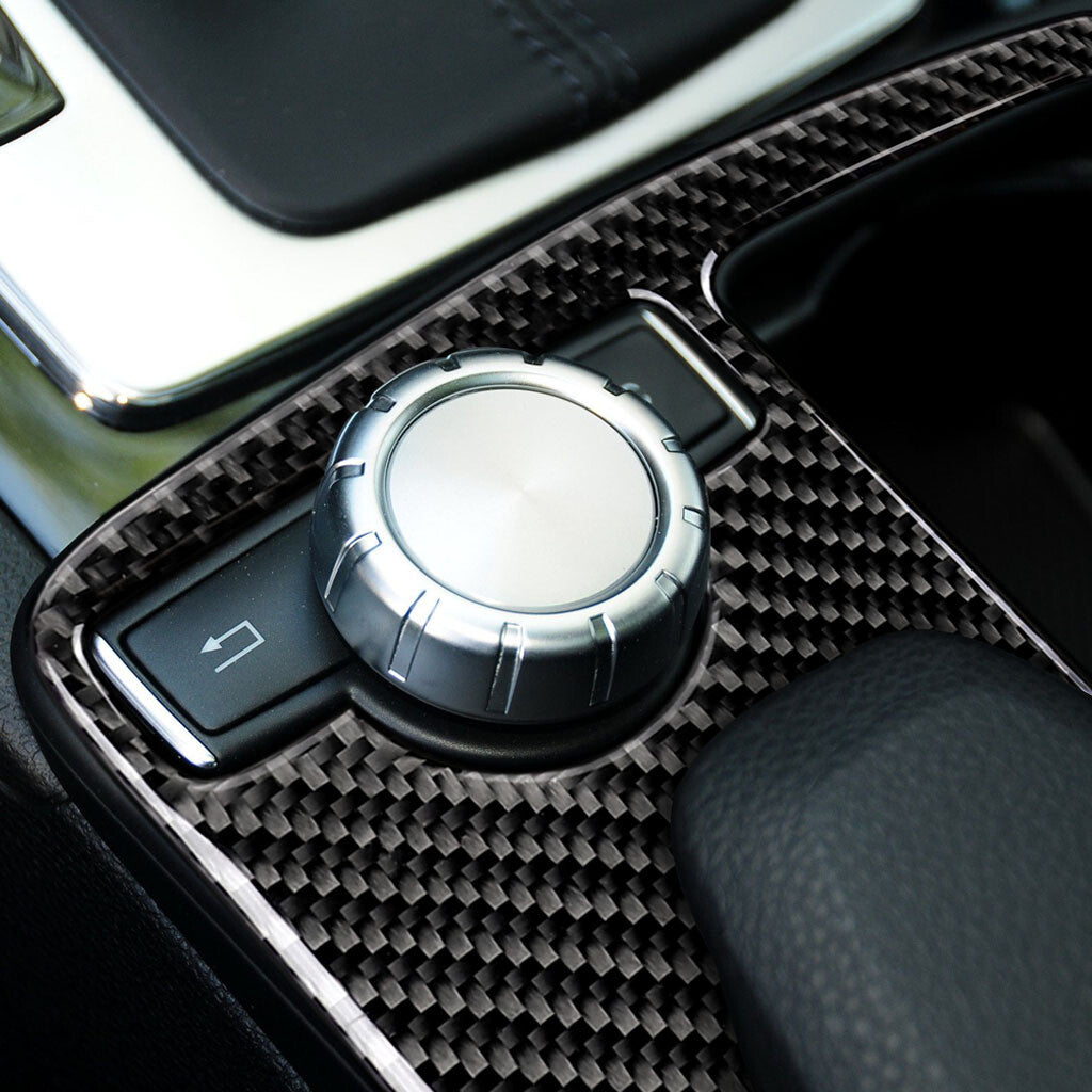 Carbon Fiber Gear Panel Sticker Interior Fit for Mercedes W204 W212 C/E 07-14