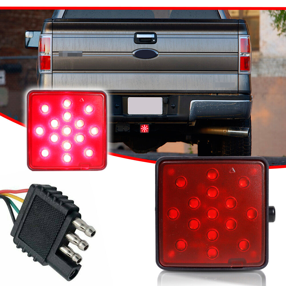 LED Running/Brake/Reverse Tow Light for Truck Trailer 2 Inch Receiver - v