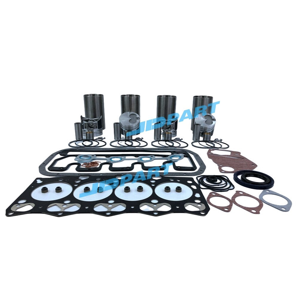 4LE1 Cylinder Liner Kit with Gasket for Isuzu Excavator Engine Parts -