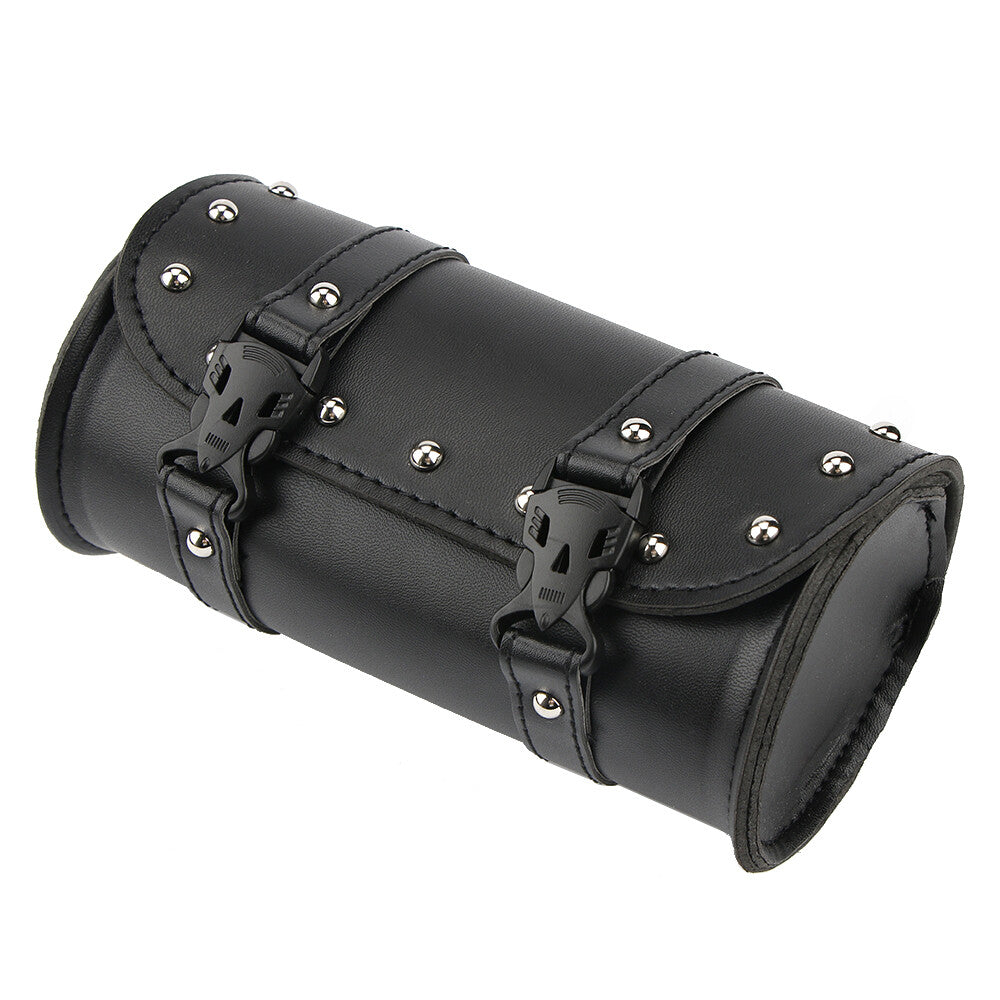 Motorcycle PU front fork tool bag, SaddleBag storage bag, luggage box, handlebars